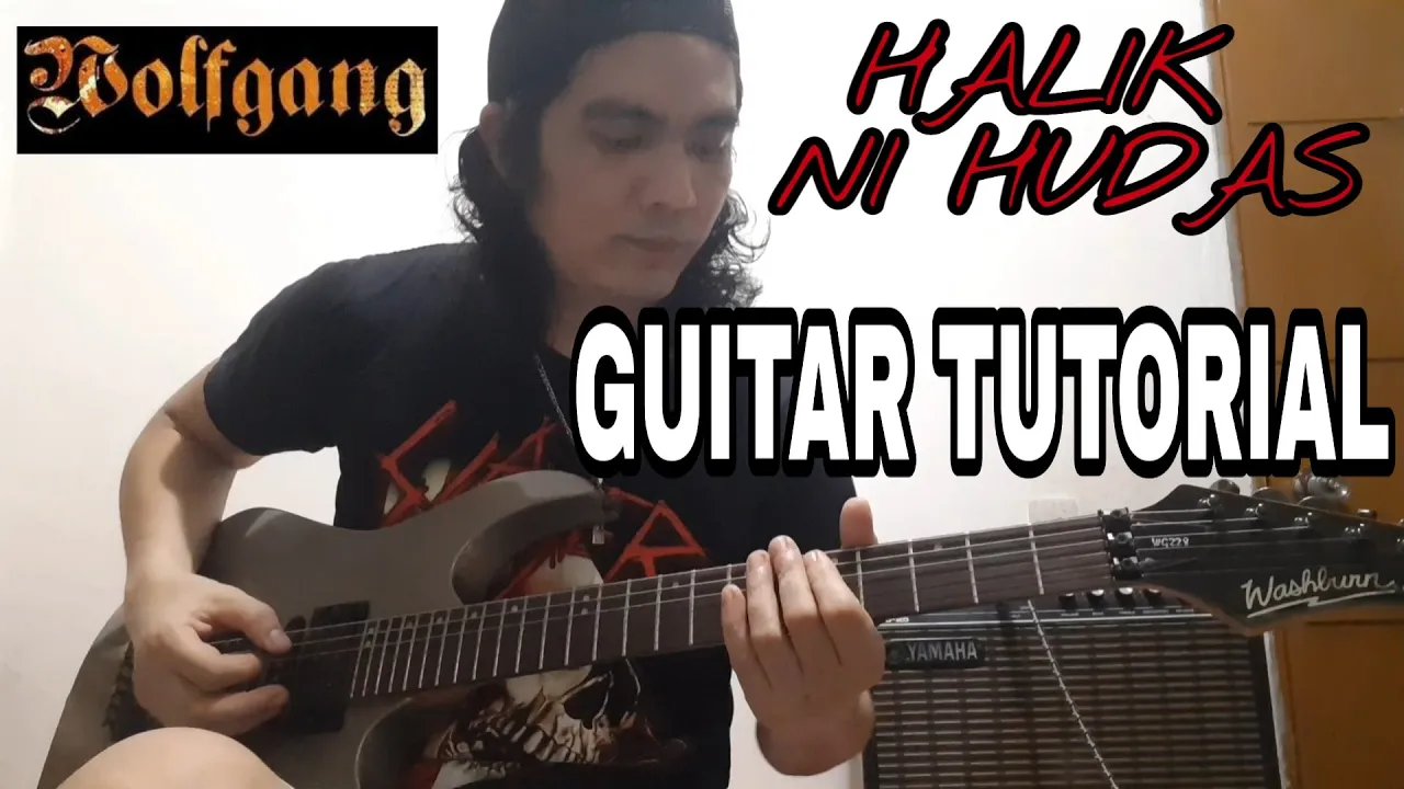 Wolfgang HALIK NI HUDAS - GUITAR TUTORIAL (Lead part at the end of the video)