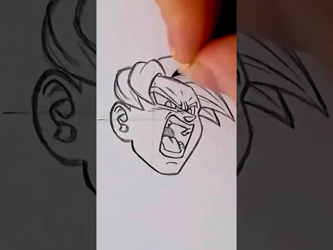 Drawing Goku SSGSS Unstoppable Power