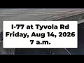 I-77 at Tyvola Road what kind of interchange is this
