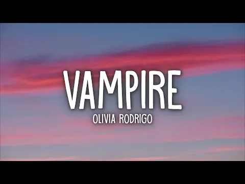Download MP3 Olivia Rodrigo - vampire (Lyrics)