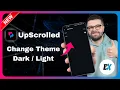 How to Change Theme in Upscrolled App - Switch Between Dark Mode Light Mode