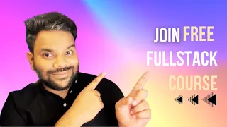 Free FullStack Development Course HTML CSS JavaScript React Node js MongoDB