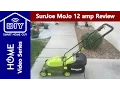 Sun Joe Mow Joe MJ401E Electric Lawn Mower Review with 12 amp Motor no Gas to Cut Grass