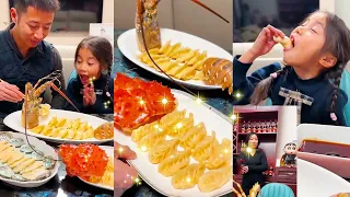 女儿想吃饺子竟然买速冻的，东爸直接出手安排海鲜水饺，一口一个