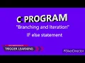 if else and nested if else statement in c programming