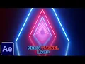 Neon Tunnel Tutorial in After Effects Neon Tunnel Loop Saber Plugin