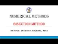Numerical Methods Bisection Method With Calculator Technique