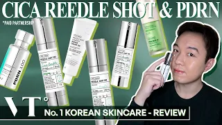 VT Cosmetics REEDLE SHOT Review - PDRN Essence & more | Results in 18 Days - oily skin 💦 (AD)