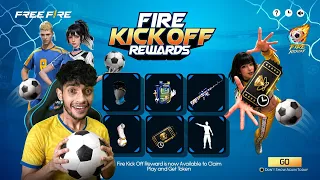 fire kick off free rewards free fire max