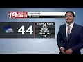 A cool and breezy Thursday with showers in the late evening