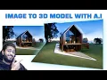 Turn ANY Image into a 3D Model Using Free Easy A I Tools Leiapix ZoeDepth Tutorial