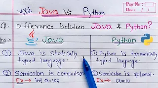 Difference Between Java and Python JAVA Vs PYTHON Learn Coding