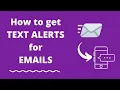 How to get text alerts for important emails Kaydoh Michael Lam