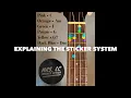 Explaining the Ukulele Sticker System - Beginner Tips and Tricks