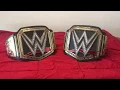 WWE Heavyweight Championship Replica vs Commemorative