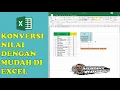 Download Lagu CARA KONVERSI NILAI DENGAN MUDAH DI EXCEL