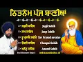 Lagu Nitnem Sahib Full Path Bhai Bikramjeet Singh Ji | Bania Path | Nitnem 5 Bania Da Path | Nitnem Sahib