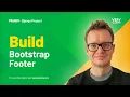 Django Project Implement a Bootstrap Footer