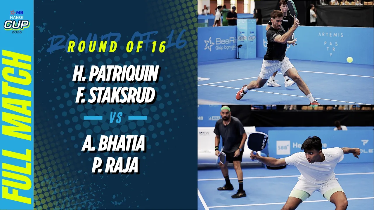 Patriquin/Staksrud vs Bhatia/Raja - Men's Doubles Round of 16 | MB Hanoi Cup 2026
