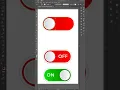 Red Green Off On Switch Buttons Design In Adobe Illustrator Onbuttons