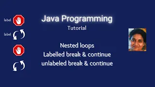 Lesson 26 Nested loops - Labeled Unlabeled break and continue Statements in Java