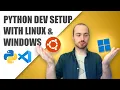 Python Development Setup with Windows 10 Ubuntu Subsystem GWSL VS Code