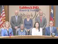 Lubbock ISD Board of Trustees Workshop - April 9th 2026
