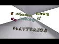 flattering - 6 adjectives meaning flattering sentence examples