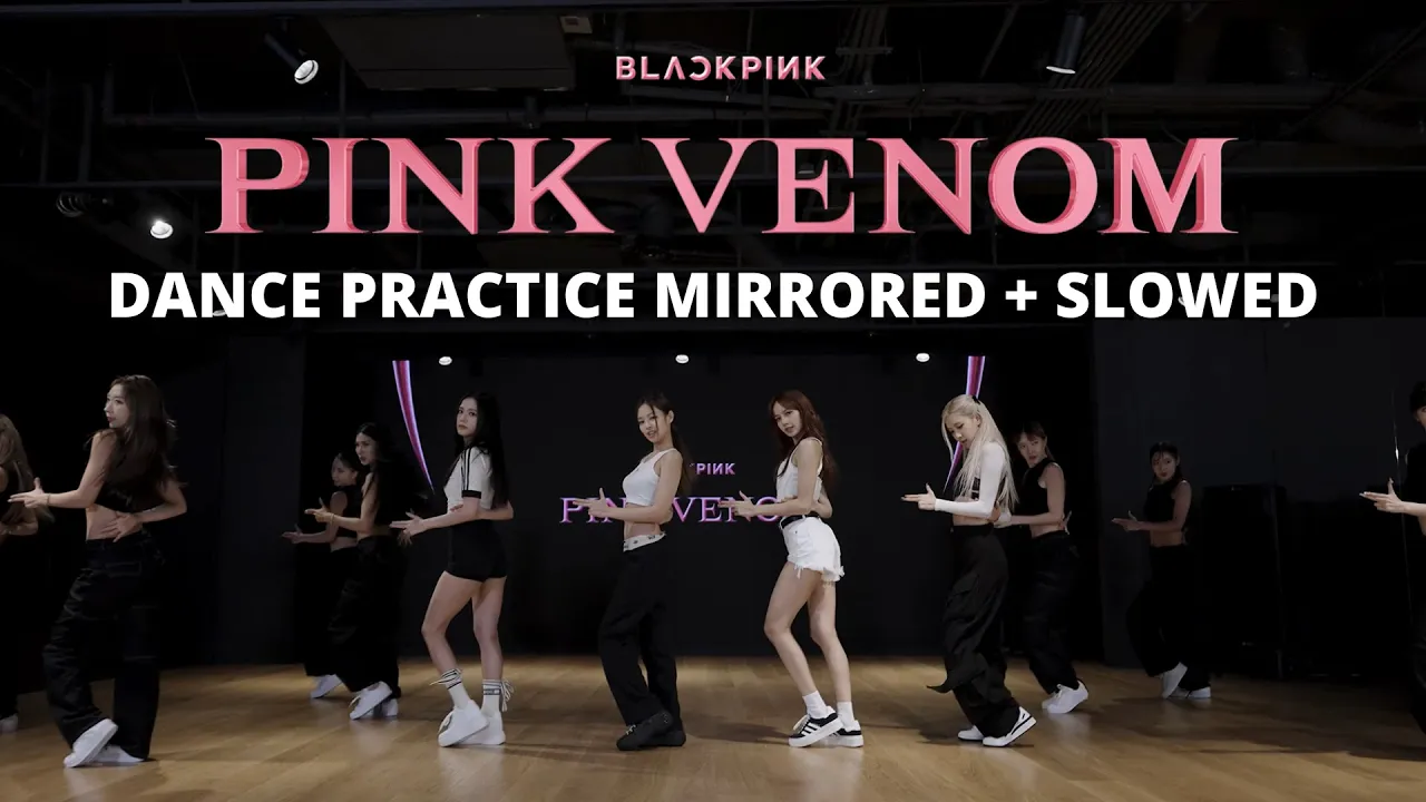 [Mirrored] BLACKPINK - 'Pink Venom' Dance Practice 0.5x 0.75x slowed + full speed | Live For Seokjin
