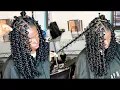 DETAILED PARTING TUTORIAL WHILE DOING BUTTERFLY BRAIDS AKA JUNGLE BRAIDS