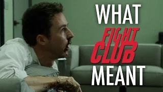 fight club what it all meant