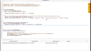 3 Sample JAVA program - Polymorphism