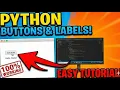 Add Buttons Labels in Tkinter Python GUI Tutorial M4EP2