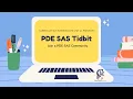 PDE SAS - Quick Tidbit
