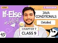 Java if else Statement Explained ICSE 9 10