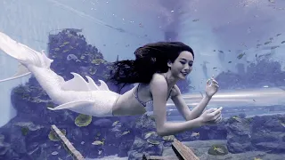 Download Underwater mermaid vision | Beautiful and sparkling mermaids daily swimming MP3
