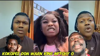 kokopee send serious warning to king mitchy after she try to spoil verydarkman and nasboi friendship