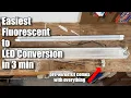 How to Easily Convert Fluorescent Lights to LED