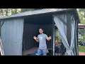 How To Install Privacy Curtains Netting Metal Hardtop Gazebo Put Together Build Assemble P11