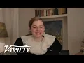 Video di Emma Corrin On Letting Princess Diana Go And Prince Harry's Reaction to 'The Crown'
