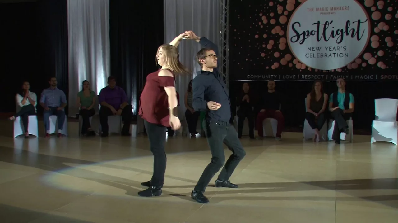 Spotlight New Years 2017 2018 Intermediate Jack & Jill Ariel Schwartz & Cassidy Van Kley