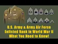 World War II Army and Army Air Force Enlisted Rank and Pay