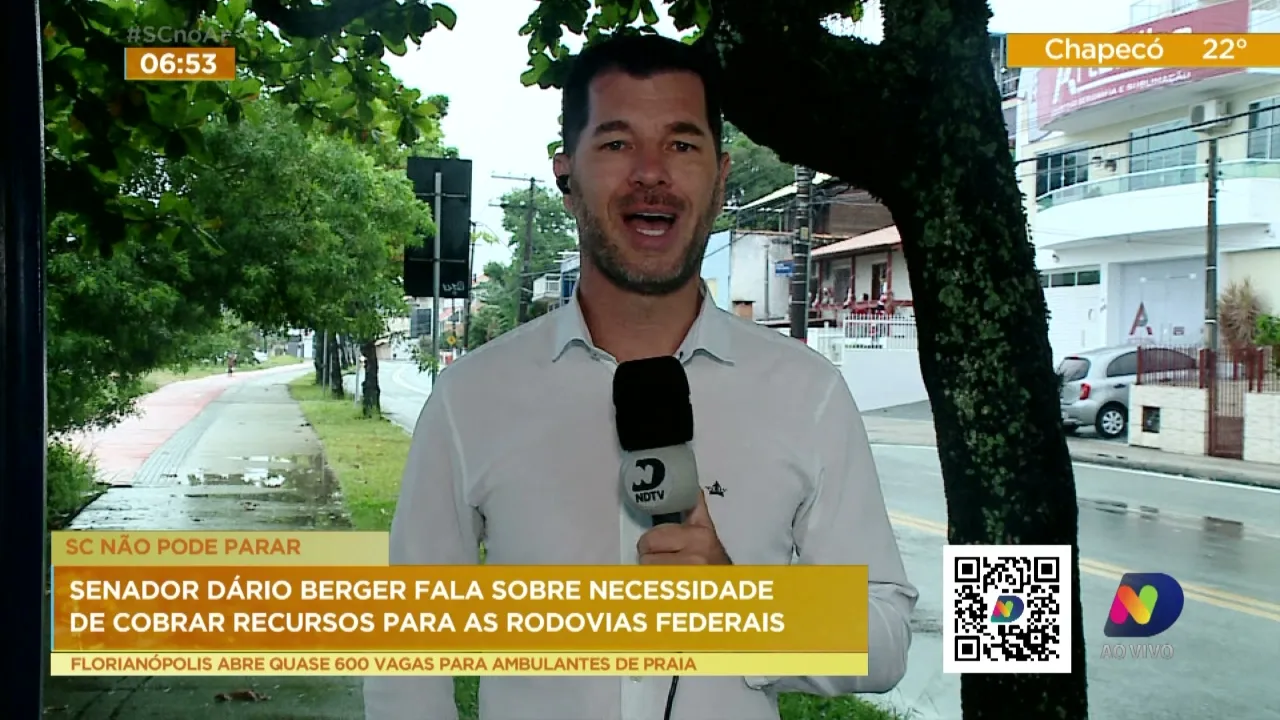 Senador Dário Berger fala sobre necessidade de cobrar recursos para as rodovias federais