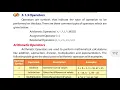 Operators Arithmetic Operators Class 8 Computer Unit 5 Computer Programming 8th Computer