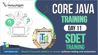 Core Java Training Day 11 March 2020