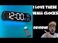 ANALOI Digital Wall Clock Large Display REVIEW