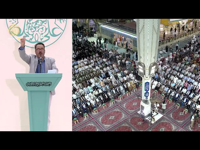 ⁣مشاركة الشاعر حازم رشك من العراق في مهرجان الغدير الدولي للشعر العربي 1445 هـ