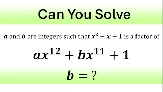 An Outstanding Algebraic Challenge Can You Crack This 