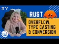 Rust Crash Course Overflow Type Casting Conversion