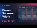 Cannot Make the Submenu Full Width in the Mega Menu for WordPress JetMenu Plugin